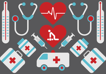 Medical Icon Set - vector #395969 gratis